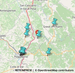 Mappa Via della Pineta, 50028 Barberino Tavarnelle FI, Italia (8.67333)
