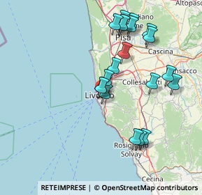 Mappa Piazza Attias, 57100 Livorno LI, Italia (15.5545)