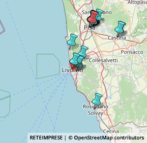 Mappa Piazza Attias, 57100 Livorno LI, Italia (15.654)