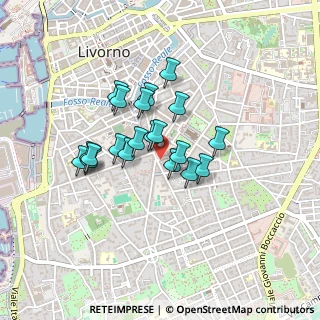 Mappa Piazza Attias, 57123 Livorno LI, Italia (0.3355)