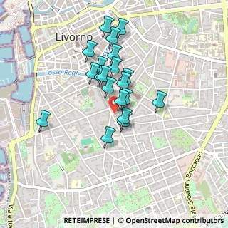 Mappa Piazza Attias, 57123 Livorno LI, Italia (0.37)