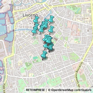 Mappa Piazza Attias, 57100 Livorno LI, Italia (0.2815)