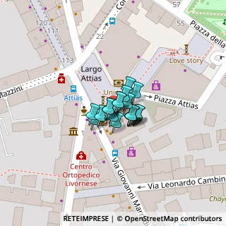 Mappa Piazza Attias, 57100 Livorno LI, Italia (0.01905)