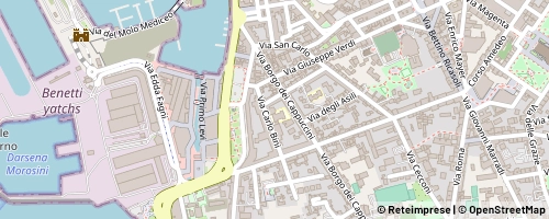 Mappa Livorno