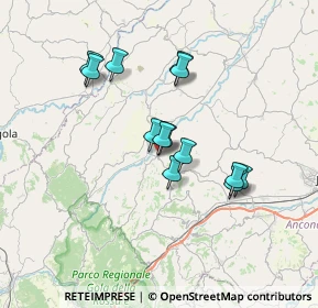 Mappa Via San Francesco, 60030 Serra De' Conti AN, Italia (5.87231)