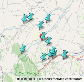 Mappa Via San Francesco, 60030 Serra De' Conti AN, Italia (7.13846)