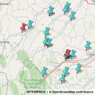 Mappa Via S. Francesco, 60030 Serra De' Conti AN, Italia (10.076)