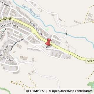 Mappa Via Fratelli Rosselli, 10, 61043 Cagli, Pesaro e Urbino (Marche)