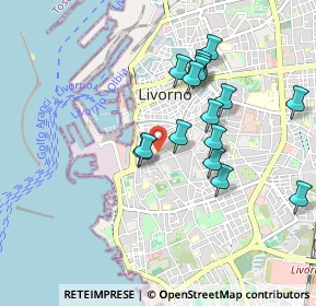 Mappa Via degli Asili, 57126 Livorno LI, Italia (0.87375)