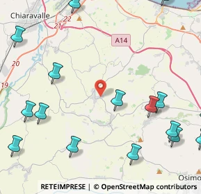 Mappa Piazza Aldo Moro, 60020 Agugliano AN, Italia (6.785)