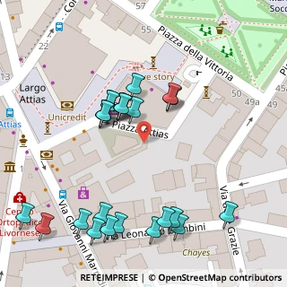 Mappa Piazza Attias, 57126 Livorno LI, Italia (0.048)