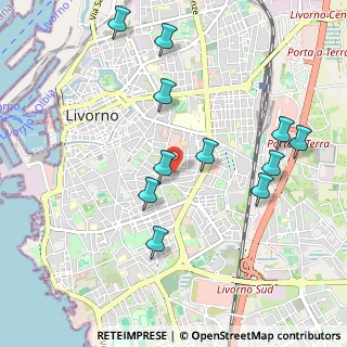 Mappa V. Ferrigni, 57125 Livorno LI, Italia (1.06909)