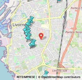 Mappa V. Ferrigni, 57125 Livorno LI, Italia (1.08818)