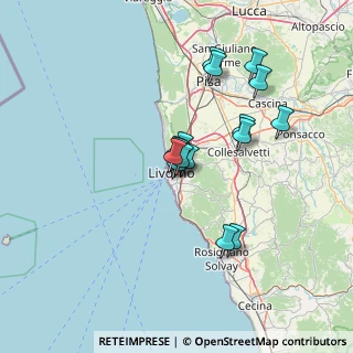Mappa V. Ferrigni, 57125 Livorno LI, Italia (11.23438)