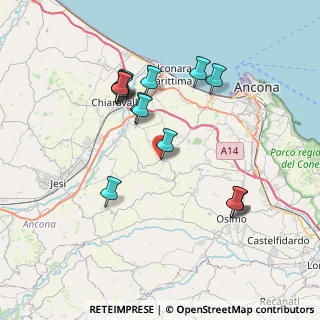 Mappa Via Trento, 60020 Agugliano AN, Italia (7.506)