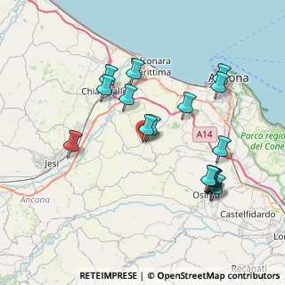 Mappa Via Trento, 60020 Agugliano AN, Italia (8.06118)