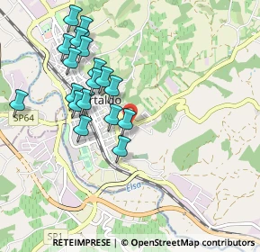 Mappa Via B. Gozzoli, 50052 Certaldo FI, Italia (0.98056)