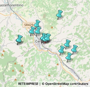 Mappa Via B. Gozzoli, 50052 Certaldo FI, Italia (2.98214)