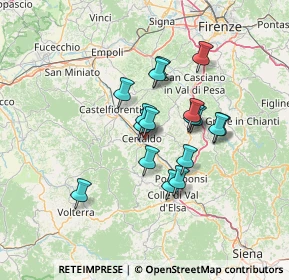 Mappa Via B. Gozzoli, 50052 Certaldo FI, Italia (10.87)
