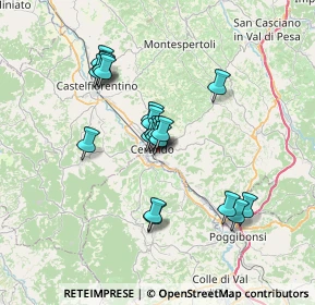 Mappa Via B. Gozzoli, 50052 Certaldo FI, Italia (5.8605)