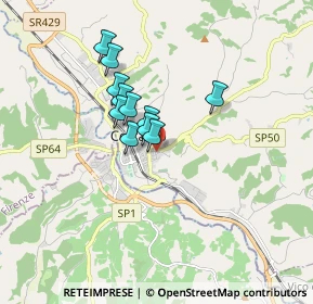 Mappa Via B. Gozzoli, 50052 Certaldo FI, Italia (1.24727)