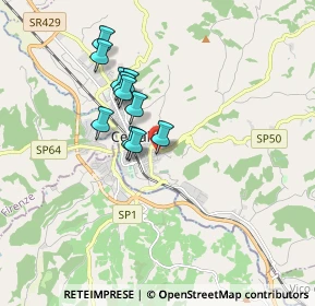 Mappa Via B. Gozzoli, 50052 Certaldo FI, Italia (1.43636)
