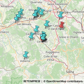 Mappa Via Luigi Marsili, 50052 Certaldo FI, Italia (15.10474)