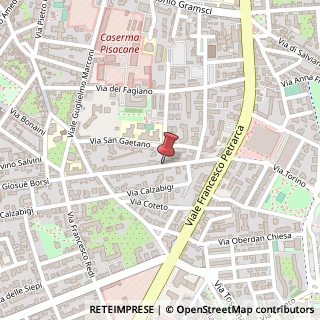 Mappa Via Pietro Coccoluto Ferrigni, 91, 57125 Livorno, Livorno (Toscana)