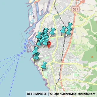 Mappa Via Demi Paolo Emilio, 57125 Livorno LI, Italia (1.2325)