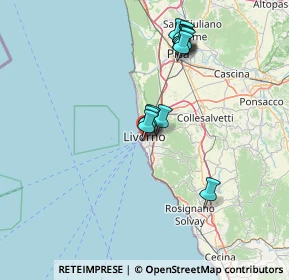 Mappa 57126 Livorno LI, Italia (13.68667)