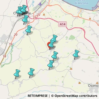 Mappa Via Guglielmo Marconi, 60020 Agugliano AN, Italia (5.51357)