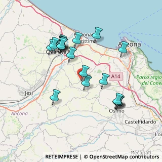 Mappa Via Guglielmo Marconi, 60020 Agugliano AN, Italia (7.533)