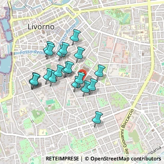 Mappa Via delle Grazie, 57125 Livorno LI, Italia (0.405)
