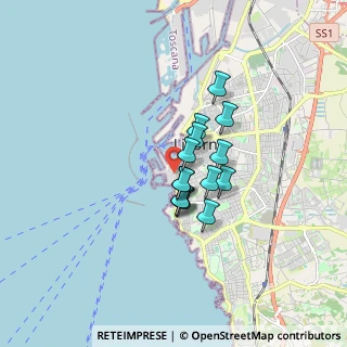 Mappa Via Edda Fagni, 57126 Livorno LI, Italia (1.09071)