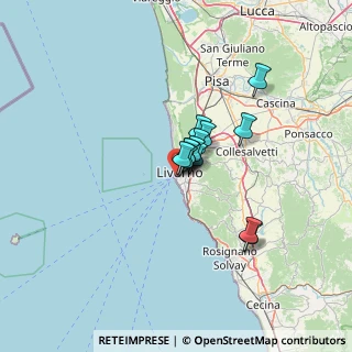 Mappa Via Edda Fagni, 57126 Livorno LI, Italia (7.92231)