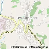 Karte Serra De' Conti