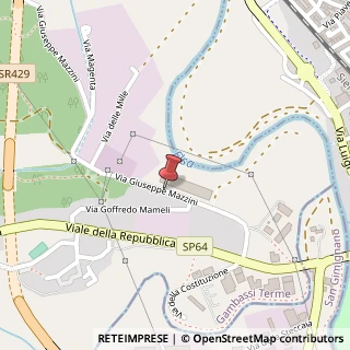 Mappa Via mazzini 7, 50050 Gambassi Terme, Firenze (Toscana)