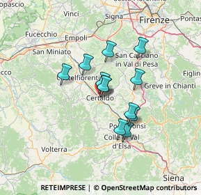 Mappa Via Roma, 50052 Certaldo FI, Italia (9.88333)