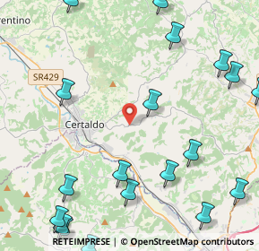 Mappa Località Le Case di Sciano, 50052 Certaldo FI, Italia (6.45)