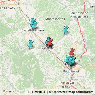 Mappa Via IV Novembre, 50052 Certaldo FI, Italia (6.4225)
