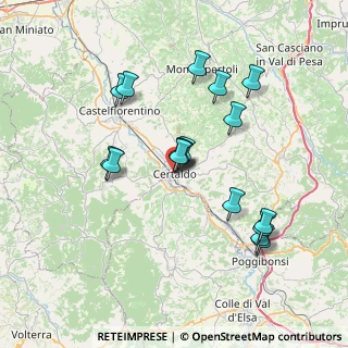 Mappa Via IV Novembre, 50052 Certaldo FI, Italia (7.10765)