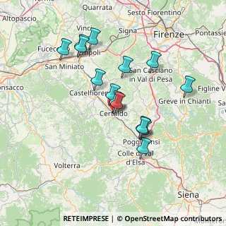 Mappa Via IV Novembre, 50052 Certaldo FI, Italia (13.37933)