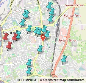 Mappa Strada Statale 1 Aurelia, 57125 Livorno LI, Italia (1.1)