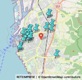 Mappa Strada Statale 1 Aurelia, 57125 Livorno LI, Italia (1.5905)