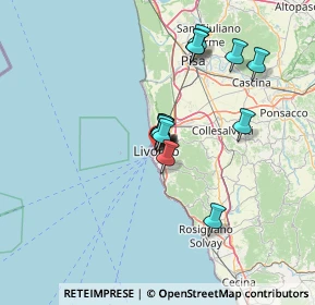 Mappa Via delle Bandiere, 57125 Livorno LI, Italia (10.69143)