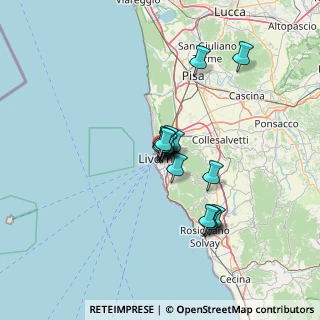 Mappa Via delle Bandiere, 57126 Livorno LI, Italia (9.32688)