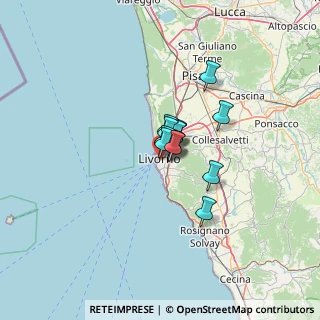Mappa Via delle Bandiere, 57126 Livorno LI, Italia (6.00857)