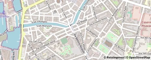 Mappa Livorno