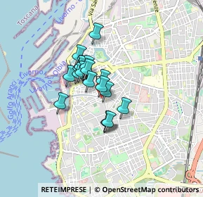 Mappa Via delle Bandiere, 57125 Livorno LI, Italia (0.5685)