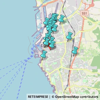 Mappa P.za Cavour, 57125 Livorno LI, Italia (1.471)